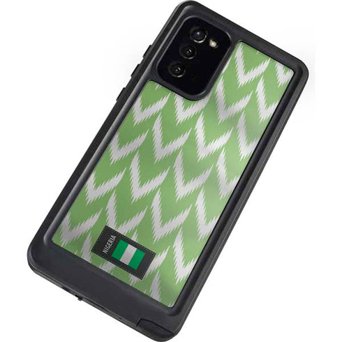 Nigeria Soccer Flag Galaxy Note20 5G Waterproof Case